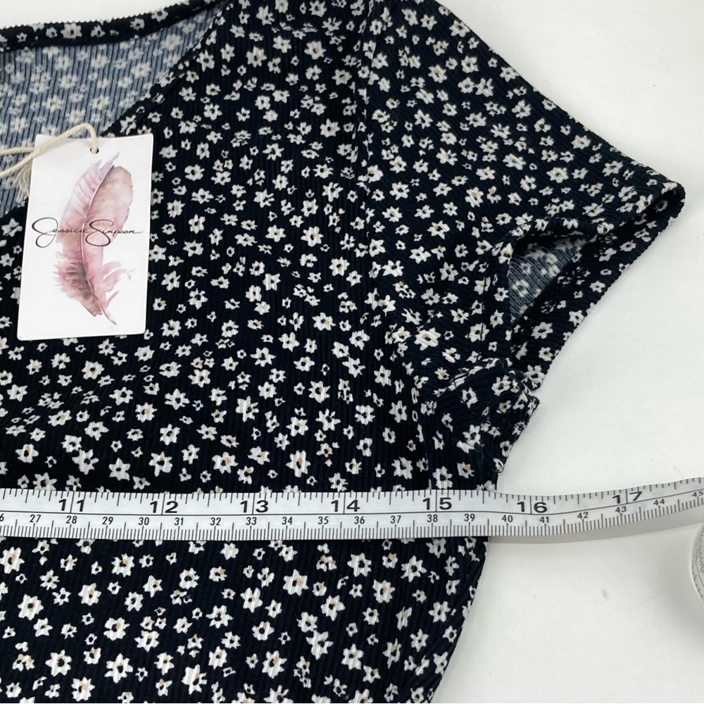NWT Jessica Simpson Women’s Black and white Floral Cut Out midi pencil dress XL - Picture 11 of 15